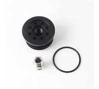 Vuzmode Conversione del filtro dell'olio in alluminio billet sandwich, for Smart, Fortwo 450 modelli SW07 Filtro dell'aria abitacolo(Schwarz)