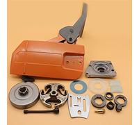 Vuzmode Coperchio frizione, freno catena, maniglia, tamburo frizione, pompa dell'olio, pignone, cerchio, set di revisione motosega, for Husqvarna, 61 66 266 268 272 272XP Copertura per maniglia freno