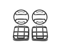 Vuzmode Copertura for cofano decorazione faro anteriore auto, for Jeep, Wrangler JL 2018-2021 Accessori for cofano fanale posteriore Copri lente faro(A carbon)