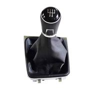 Vuzmode Copri pomello leva cambio manuale for auto 5/6 velocità, for VW, Golf, 7 MK7 GTI GTD 2013-2017 Ghetta for bagagliaio for pallamano Car Styling Copertura della cuffia del cambio(BLACK 5 Speed)