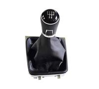 Vuzmode Copri pomello leva cambio velocità 5/6 for auto, for VW, Golf, 7 MK7 GTI GTD 2013-2017 Ghetta for pallamano Boot Manuale Car Styling Copertura della cuffia del cambio(BLACK 5 Speed)