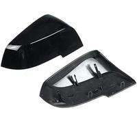 Vuzmode Copri specchietti retrovisori laterali neri lucidi, for BMW Serie 1, 2, 3, 4 F20, F21, F22, F30, F32, F36, M2, X1 (confezione da 2) Vetro dello specchietto retrovisore laterale della portiera