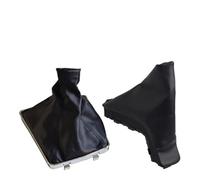 Vuzmode Custodia for copertura bagagliaio con cuffia pomello cambio, for Vauxhall, for Opel, ASTRA H Car Styling Collare freno a mano for parcheggio Copertura della cuffia del cambio(BLACK Set)