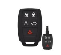 Vuzmode Custodia in silicone for chiave a 5 pulsanti, con telecomando senza chiave, for VOLVO, XC90 C70 S60 D5 V50 S40 C30 Custodia per chiavi auto