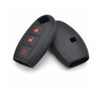 Vuzmode Custodia in silicone for chiave auto a 3 pulsanti, for NISSAN, for Qashqai, Pulsar, March 370Z, for Micra, Juke Note, Tiida NV200 Leaf, Cube Custodia per chiavi auto