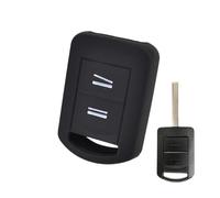 Vuzmode Custodia protettiva for chiave in silicone a 2 pulsanti, for Opel, for Vauxhall, Agila Corsa C Combo Meriva Tigra 1999-2010 Custodia per chiavi auto