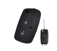 Vuzmode Custodia protettiva for chiave telecomando auto in silicone a 2 pulsanti, for VW, for Skoda, for Octavia, Fabia, for Superb 1998-2008 Custodia per chiavi auto