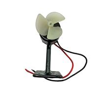 Vuzmode DC 10V-20V Propulsore subacqueo spazzolato 80W 15kg 1000KV Motore di azionamento del motore con elica da 35mm, for parte del rimorchiatore RC robot ROV fai da te Elica per barca in metallo(1PC