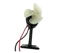 Vuzmode DC 10V-20V Propulsore subacqueo spazzolato 80W 15kg 1000KV Motore di azionamento del motore con elica da 35mm, for parte del rimorchiatore RC robot ROV fai da te Elica per barca in metallo(1PC