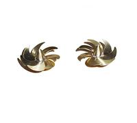 Vuzmode Diametro marino 22mm 7 pale Apertura dell'elica 2mm Paletta in metallo Puntelli positivi inversi, for modello sottomarino barca di simulazione RC Elica per barca in metallo(1pair)