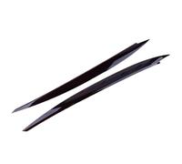 Vuzmode DWCX 2 pz ABS Nero Faro Sopracciglio Palpebre Decorazione Copertura Trim, for VW, for Golf 7 VII GTI GTD GTE R MK7 2012-2015 Adesivo per fari