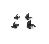 Vuzmode Elica a 3 pale 4PC for pezzi di ricambio for barche modello fai da te D47/52/55/57mm eliche in nylon 4.0mm 4.8mm passo dei fori puntelli/pagaia Elica per barca in metallo(D55x4mm with sleeve)