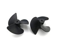 Vuzmode Elica a 3 pale Bylon Eliche in plastica Diametro 40mm Elica/Pagaie for fai da te Modello di barca elettrica Albero Collegare la parte Elica per barca in metallo(20PCS)