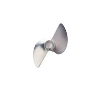 Vuzmode Elica a due pale 1PC, for barche RC CAT HYDRO D40/D42/D45/D48mm Eliche con apertura da 4,76 mm Passo Puntelli da 1,9 pollici Alluminio CNC Elica per barca in metallo(D42x4.76 CCW)