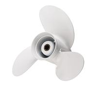 Vuzmode Elica for Barca 8 1/2 X 7 1/2, for, Motore fuoribordo 6-8HP 6G1-45943-00-EL Elica Marina Bianca in Lega di Alluminio 3 Pale Elica per Barche