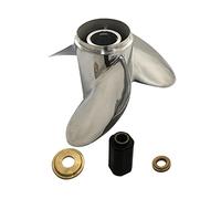 Vuzmode Elica fuoribordo 14.25X17 for parti di barche in uscita con scanalature a 15 denti in acciaio inossidabile, for Suzuki, for motore 150-225 HP SS14-1400-017 Elica per barca in metallo