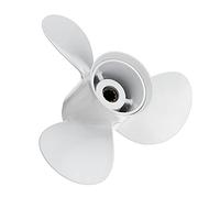 Vuzmode Elica fuoribordo Marina 9 7/8 X 14, for, 20-30HP 664-45952-00-EL Accessorio fuoribordo a 3 Pale in Lega di Alluminio Elica per Barche
