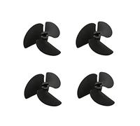 Vuzmode Elica in nylon a 3 pale for barca RC da 4 pezzi diametro 36mm/47mm/52mm/55mm/57mm pagaia marina con puntelli in plastica con foro for albero da 4mm/4.76mm Elica per barca in metallo(4.76x55mm)