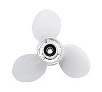 Vuzmode Elica Rotante for Motore fuoribordo a 3 Pale 683-45941-00-El 9 1/4 X 12, for, 9,9-15 HP Alluminio 8 Denti scanalati Elica per Barche