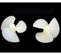 Vuzmode Eliche CW CCW 36mm 28mm 42mm Diametro 3 Pale Tre pale elettriche Accessori in nylon Pagaia for modelli di barche fai da te Albero da 2mm Elica per barca in metallo(2pairs 2x28mm)