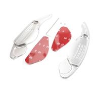 Vuzmode Estensione al volante dell'auto, for Land Rover, for Discovery 4 5 LR2 LR4 L405, for Jaguar, XF XJ F-Pace X250 X761 X351 Leve del cambio per auto(BLACK Silver)