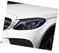 Vuzmode Faro anteriore, for, for, Classe C W205 2015 2016 2017 2018 Guscio faro auto Copertura faro Lente faro Vetro faro Guscio auto Luci anteriori Protezione per vetri fari auto(BLACK Left side)