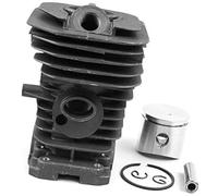 Vuzmode Fasce Elastiche for pistone e Cilindro placcate NIKASIL da 38 mm, for Husqvarna, 142 141 137 136, Parti del Motore for Motosega Anello del pistone