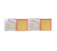 Vuzmode Filtro aria auto 13717571355, for BMW, Serie 5 F10 F07 F11 535i/Serie 6 F12 F13 F06 640i/Serie 7 F01 F02 F03 F04 740i/X3/X4/X5/X6 Filtro dell'aria abitacolo(2 Pcs Air Filter)