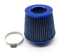 Vuzmode Filtro aria universale for auto 3/4 pollici aspirazione aria fredda flusso elevato 65 mm 76 mm 100 mm filtri di sfiato ad alte prestazioni Filtro dell'aria abitacolo(Blue 100MM)