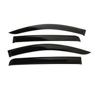 Vuzmode Finestra laterale Deflettore Nero Sun Rain Guard Nero Esterno Visiera Vent Ombra, for Mitsubishi, for Triton L200 2016 2017 2018 2019 2020 Deflettore d'aria per auto