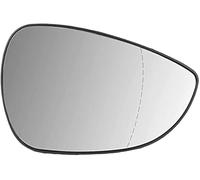Vuzmode, for Fiesta, Mk7 2008-2017 Specchietto retrovisore laterale inferiore in vetro con piastra posteriore (sinistro) Vetro dello specchietto retrovisore laterale della portiera(BLACK Right)