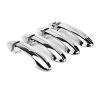 Vuzmode for Ford, Fiesta, 2009 2010 2011 2012 Accessori Auto 8 Pezzi Rivestimento della Maniglia della Porta galvanica cromata for Auto Copertura per Maniglia Esterna della portiera dell'auto