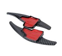 Vuzmode for Ford, for Focus, 2015-2019, for Ecosport, 2018 2019, for Kuga, 2016-2019 2 pezzi ABS Sport volante in fibra di carbonio paddle al Leve del cambio per auto