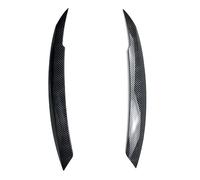 Vuzmode for Jetta MK6 Sagitar NCS 2010-2018 2 pz Fari Auto Copertura Palpebre Gloss Nero Testa Luce Sopracciglia Trim Copertura Adesivi ABS Adesivo per fari(Carbon Look)
