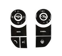 Vuzmode For Land, for Rover, for Discovery 5, for Range, for Rover, for lo sport for VogueButton Trim adesivi Interruttore al volante(BLACK Style a Black)