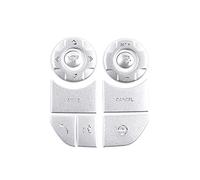 Vuzmode For Land, for Rover, for Discovery 5, for Range, for Rover, for lo sport for VogueButton Trim adesivi Interruttore al volante(BLACK Style a Silver)