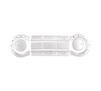 Vuzmode For Mercedes, Benz, Classe A Classe B GLA Interni auto Controllo centrale Aria condizionata Pulsante di regolazione Decorazione adesiva Interruttore al volante