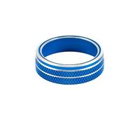 Vuzmode For Opel, Mokka ASTRA J Insignia Auto Faro Interruttore Pulsante Manopola Trim Anello di Copertura, for Chevrolet, for Cruze, Malibu Aveo Trax Pomello del climatizzatore per auto(Blue)