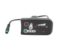 Vuzmode For pannello di controllo del display a LED for bici elettrica Cavo e interfaccia del display for bici elettrica Modifica del manubrio da 22,2 mm Visualizza lo strumento di comunicazione(36V)