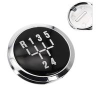 Vuzmode For Vauxhall, for Opel, for Astra, H, for Corsa, D Pomello del cambio Nero Argento Platico Facile da installare Cappuccio pomello cambio