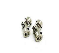 Vuzmode Giunti cardanici con Giunto Metallico in Acciaio Inossidabile da 1 Pezzo da 6 a 4 mm da 6 a 5 mm da 8 a 8 mm, for Barca for Auto RC Collegamento Sospensione Auto RC(8 to 5mm 2pcs)