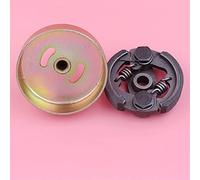 Vuzmode Gruppo frizione 75mm con tamburo a 9 denti, for Robin, parte motore decespugliatore tagliaerba NB411 Kit frizione tosaerba