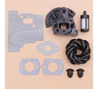 Vuzmode Guarnizione flangia carburatore di aspirazione, for STIHL, FS75 FS80 FS85 Set di anelli di tenuta del tubo flessibile del filtro del carburante Tagliaerba Tubo flessibile per carburante per mo