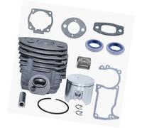 Vuzmode Guarnizione Perno Cuscinetto Anello pistone Cilindro 46mm Placcato Nikasil, for Husqvarna, 51 55, for Rancher, Motosega #503609171,503 60 91-71 Anello del pistone