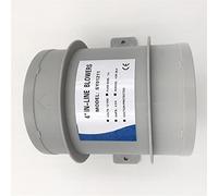 Vuzmode In Line BGE Blower 12 Volt 4'' Diametro Tubo Adatto Barca Marina Bianco Ventilatore per Motori marini