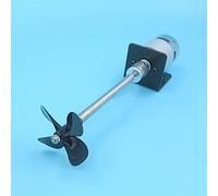 Vuzmode Integrazione albero di trasmissione motore in acciaio inossidabile Propeller775 a 4 pale Sinistra Destra 10 cm/13 cm/15 cm/20 cm Elica a 4 pale Barca da esca Elica per barca in metallo(13cm CC