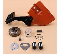 Vuzmode Kit cuscinetto anello pistone maniglia freno coperchio frizione 38MM Ricambi motosega a benzina, for Husqvarna, 136 137 36 Copertura per maniglia freno motosega