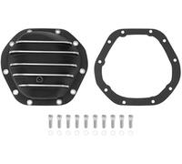 Vuzmode Kit di copertura differenziale, for Chevy, for GM, for Ford, 44 1941-2003, lega di alluminio resistente nera con bulloni di guarnizione Guarnizione del coperchio del differenziale