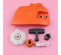 Vuzmode Kit molla mozzo impugnatura puleggia avviamento a strappo motosega freno catena frizione pignone coperchio laterale, for Husqvarna, 235 236 240 Copertura per maniglia freno motosega