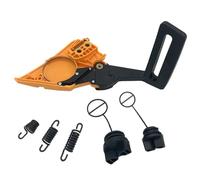 Vuzmode Kit molla tampone tappo maniglia freno coperchio frizione catena, for motosega Partner, 350 351 370 371 390 420 Copertura per maniglia freno motosega